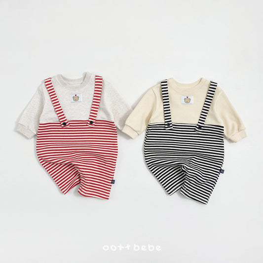 韓國童裝 26SS | OT24 Bear Baby Overall Romper (55-75cm)
