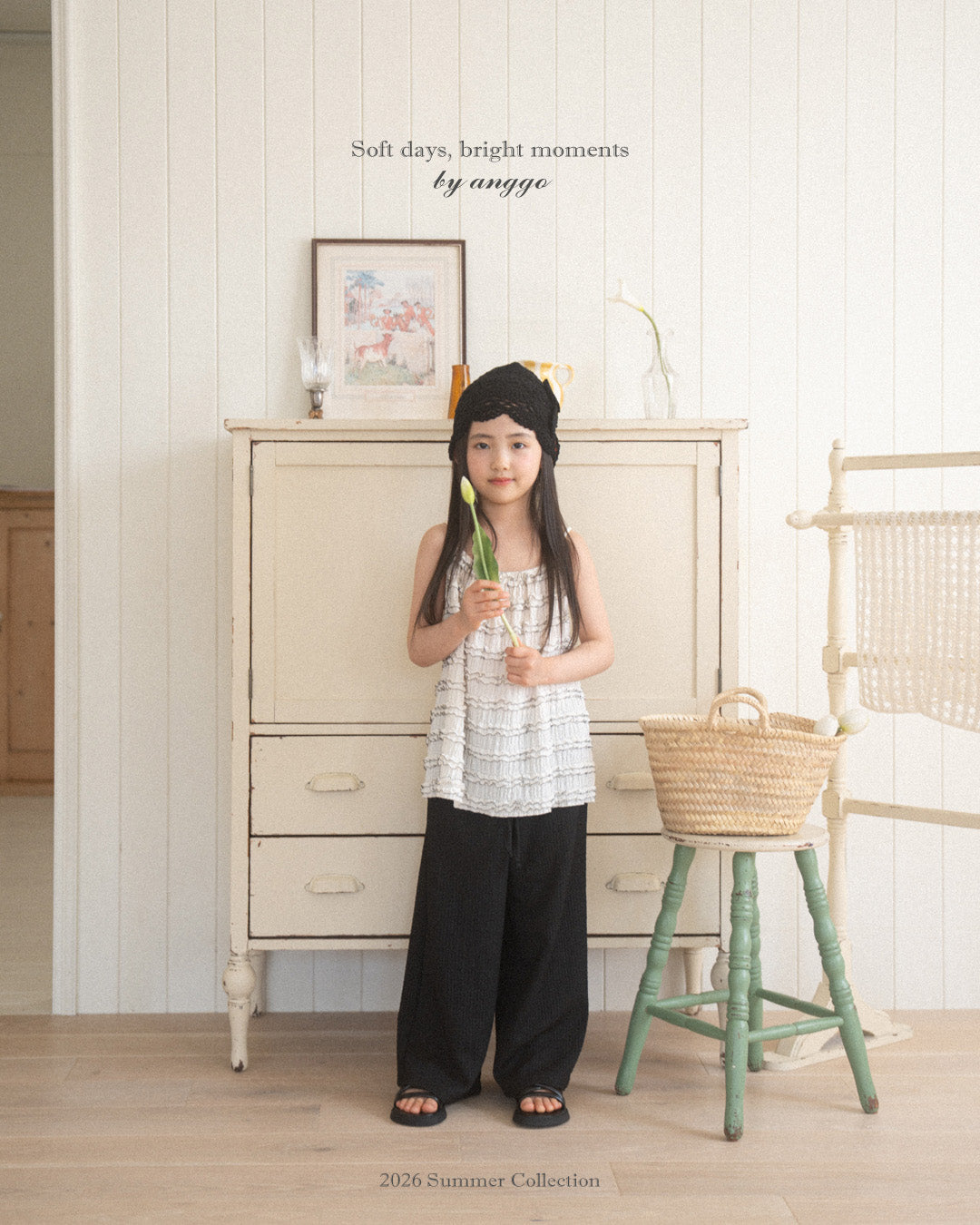 韓國童裝 26夏| AG11 Cake Sleeveless shirt (80-120cm)