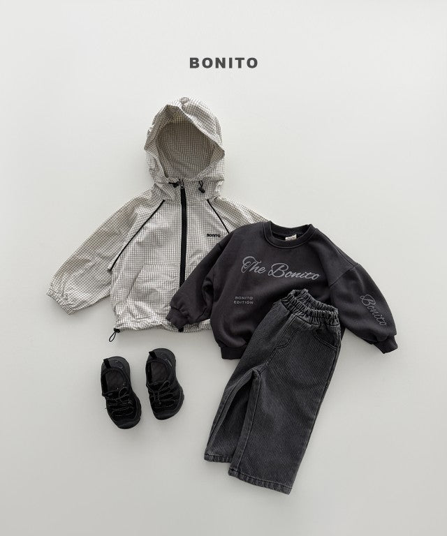韓國童裝 26秋| BT12 The Bonito Lettering Sweatshirt 衛衣 (80-140)