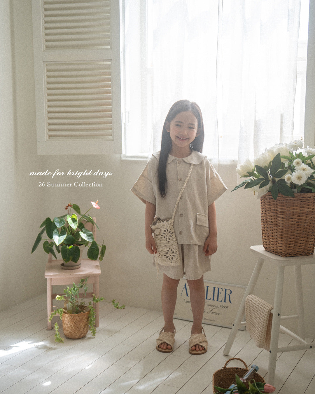 韓國童裝 26夏| AG26 Vanilla bean Set (80-120cm)
