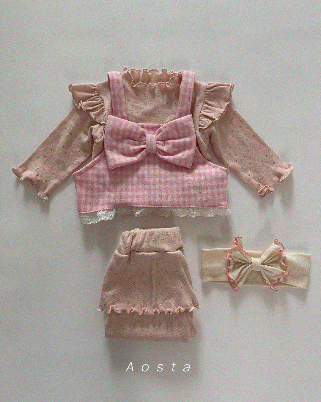 韓國童裝 26春 | AO26118 Ribbon Hairband