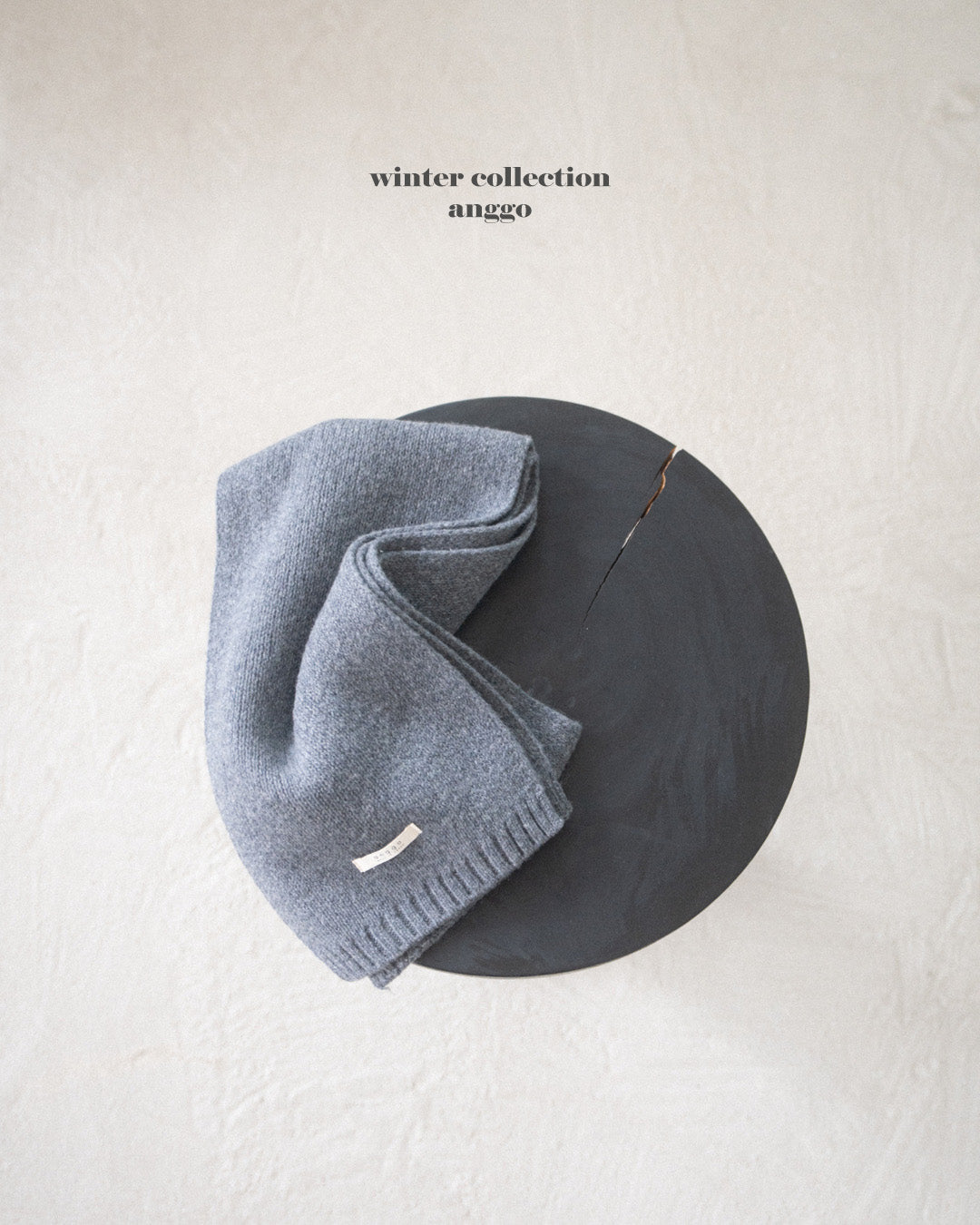 \限時預購/ 韓國童裝  AG25240  Anggo Knitwear muffler