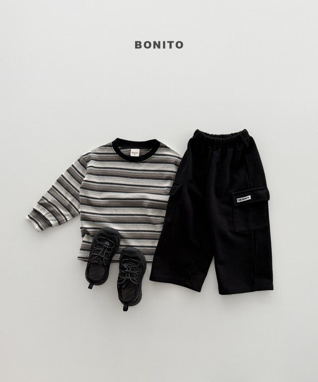 韓國童裝 26秋| BT07 Drag St Ribbed Tee 上衣 (80-140)