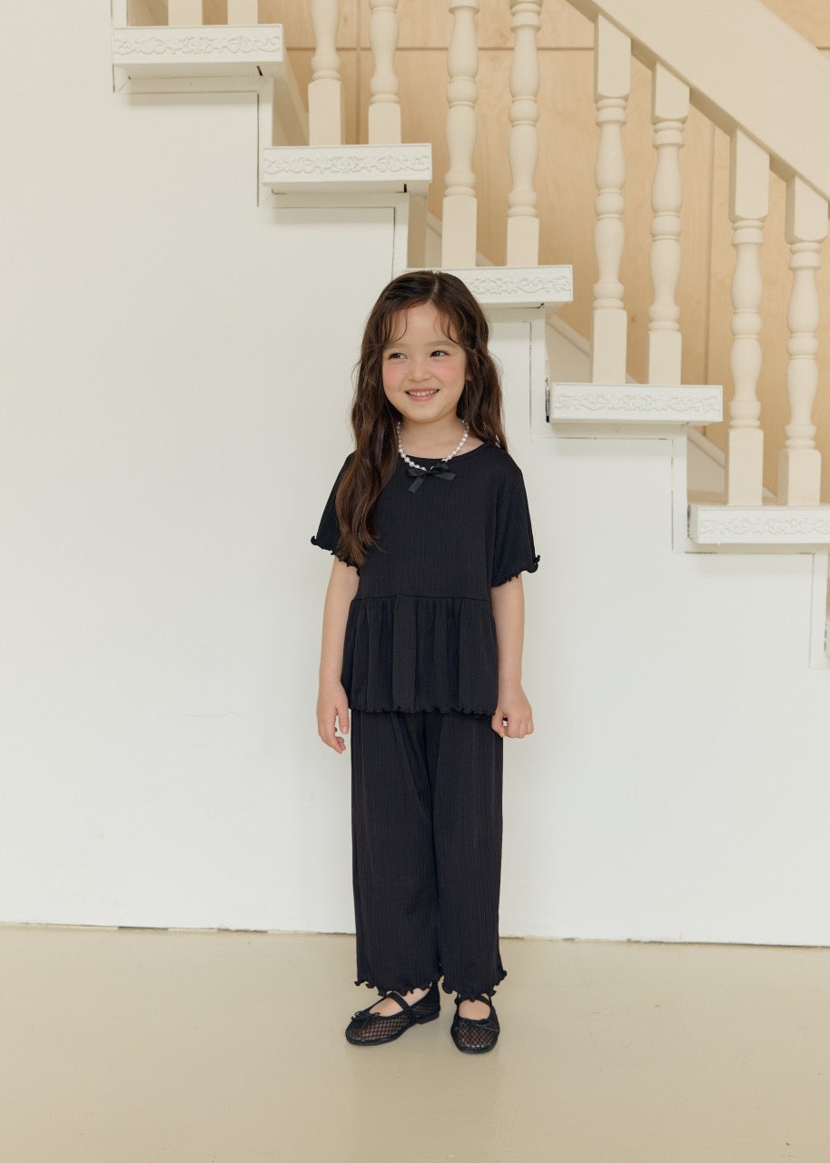 韓國童裝 26夏| DD09 Frill Pleats Set (75-140cm)