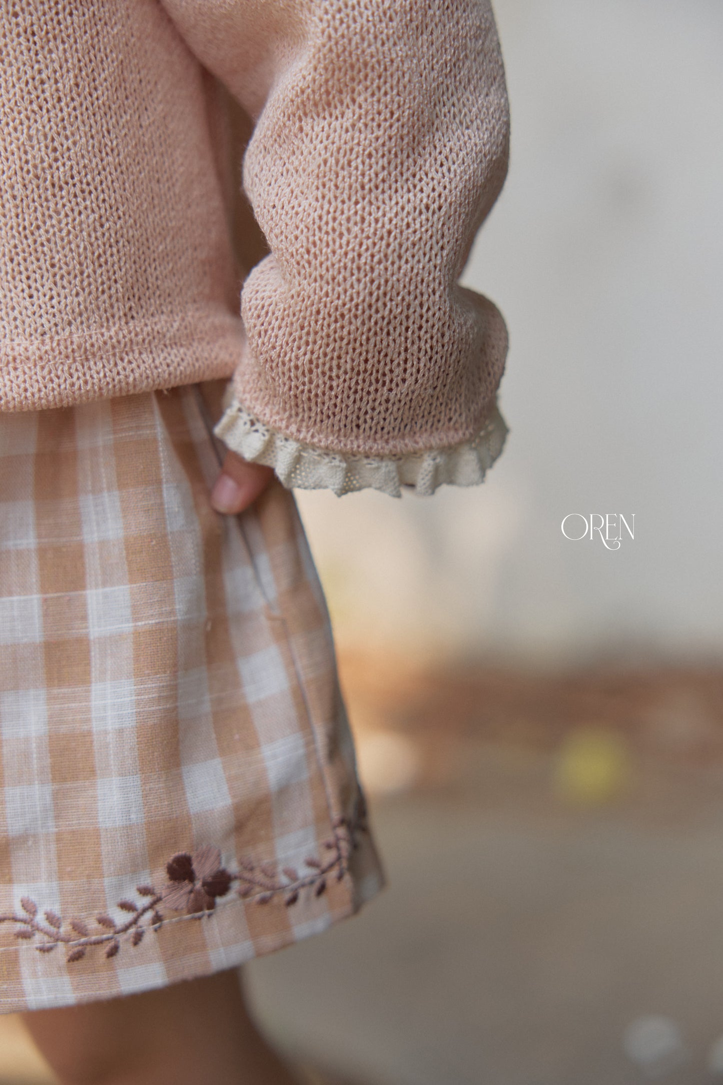 韓國童裝 26夏| OR65 Siero Cone Cardigan 希耶羅圓錐針織外套 (90-120)
