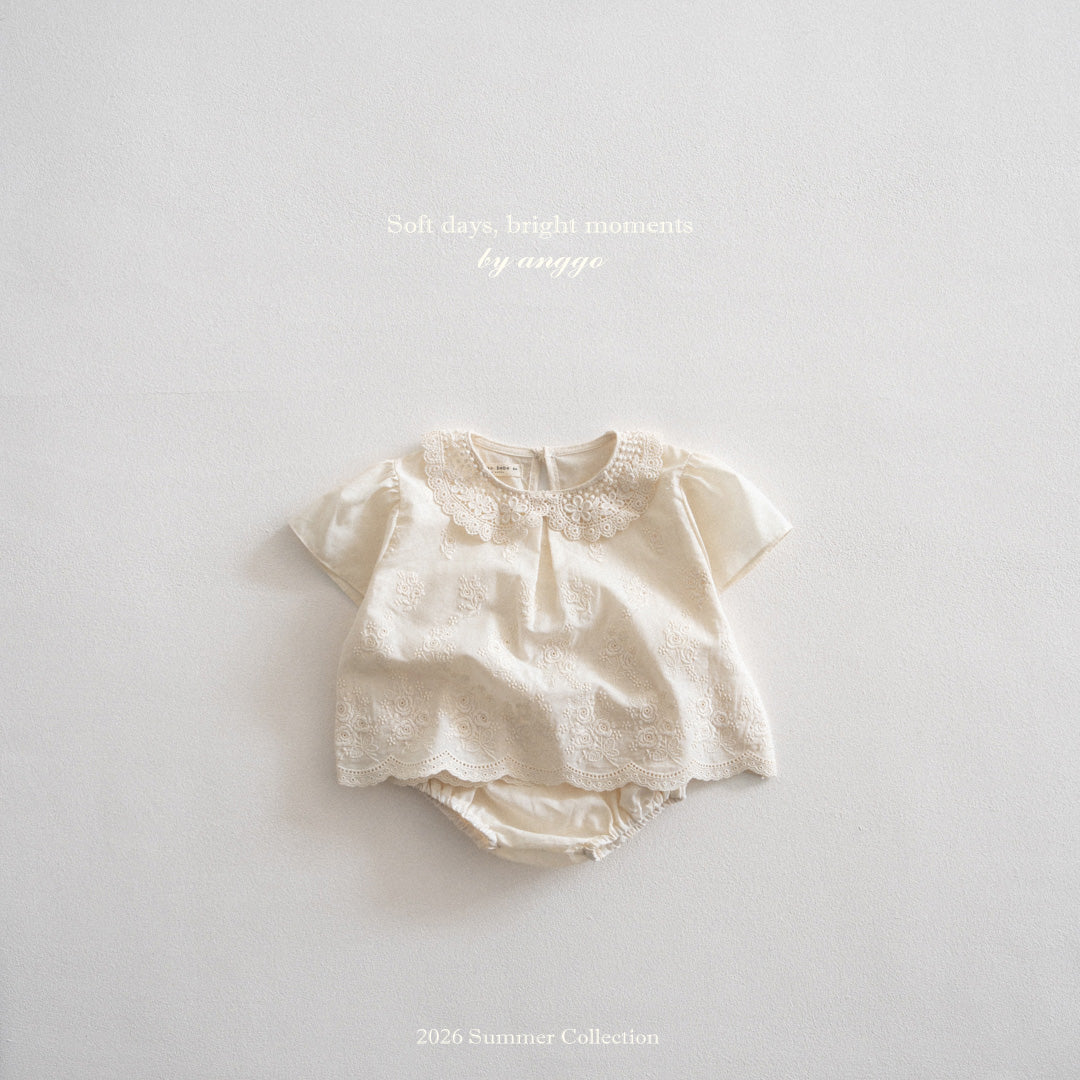 韓國童裝 26夏| AG37 (bebe) Ricotta Set (3-12m)