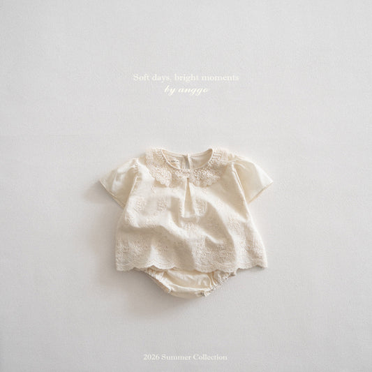 韓國童裝 26夏| AG37 (bebe) Ricotta Set (3-12m)