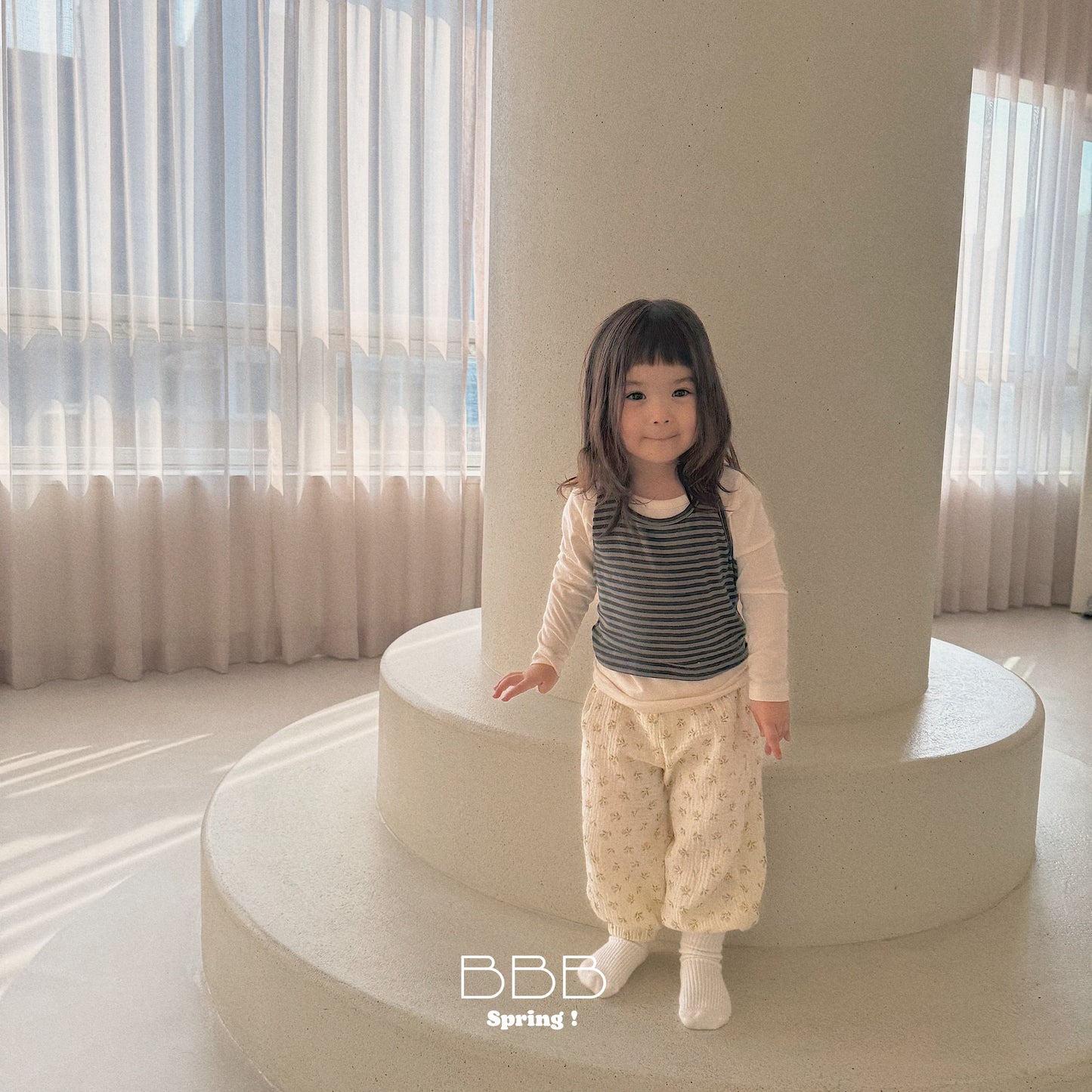 韓國童裝 26春 | BB20 Bebe Stripe Sleeveless (70-110cm)
