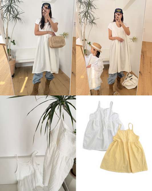 韓國童裝 26春 | 必買親子裝 | Cotton Sleeveless Dress (Kids & MOM)