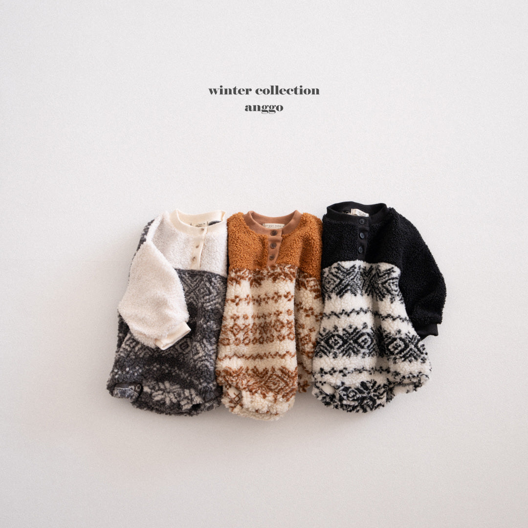 \限時預購/ 韓國童裝  AG25209 Baby Pecan Romper