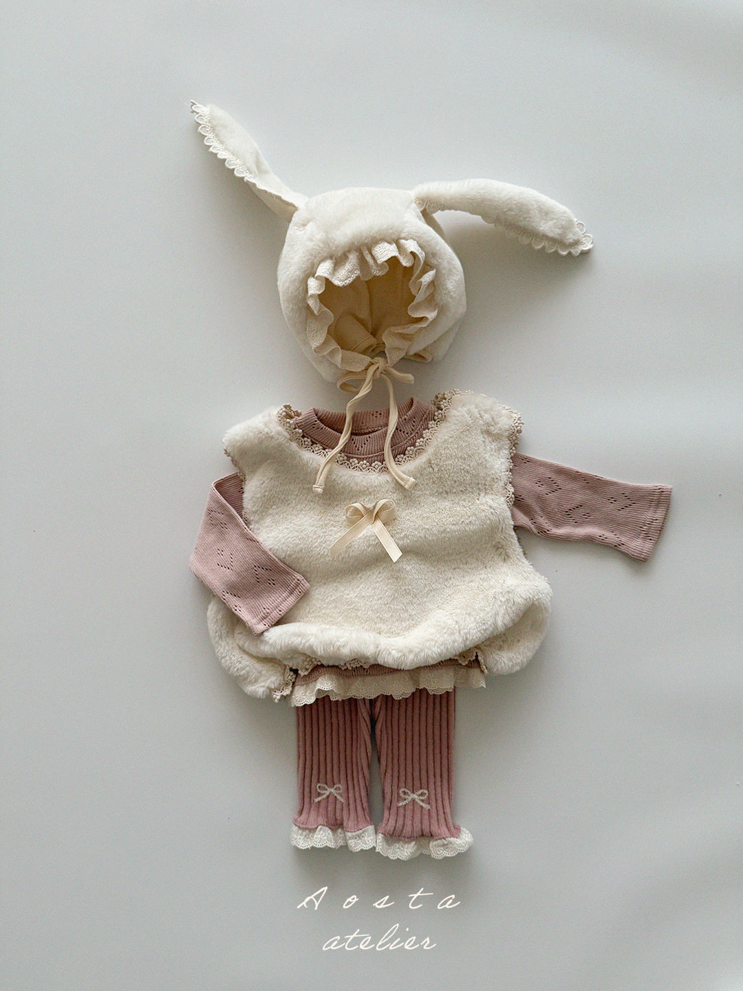 韓國童裝 25秋冬 | AO25459 Rabbit Hat