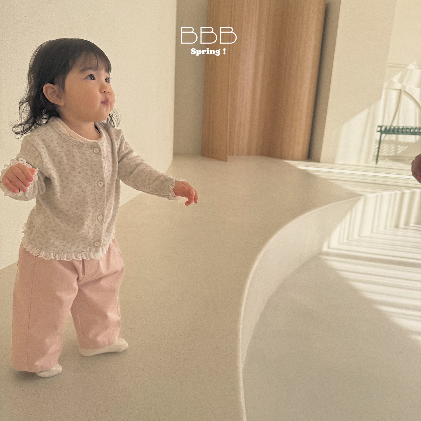 韓國童裝 26春 | BB15 Bebe Flower Cardigan (70-110cm)