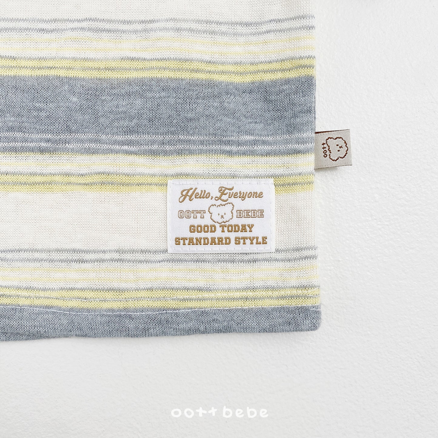 韓國童裝 26SS | OT38 Layered Stripe Tee (75-120cm)