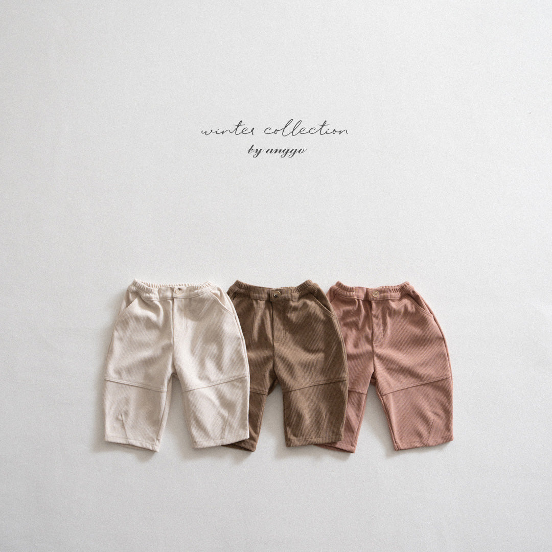 \限時預購/ 韓國童裝  AG25216 Croissant Pants