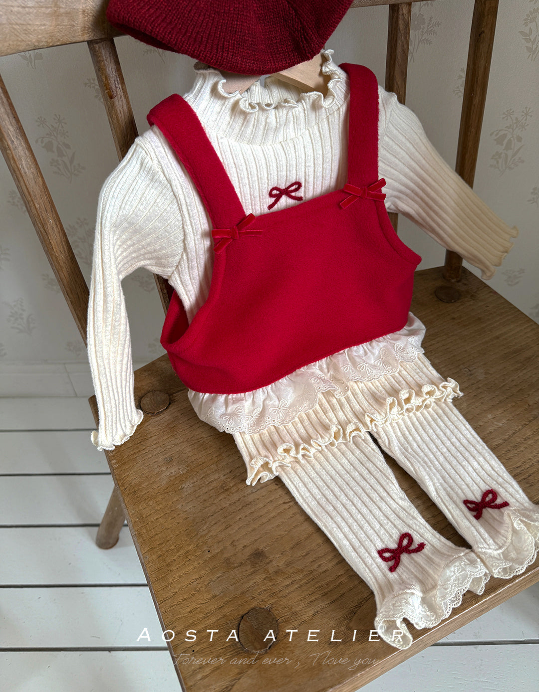 韓國童裝 25秋冬 | AO25403 [Camellia Leggings]