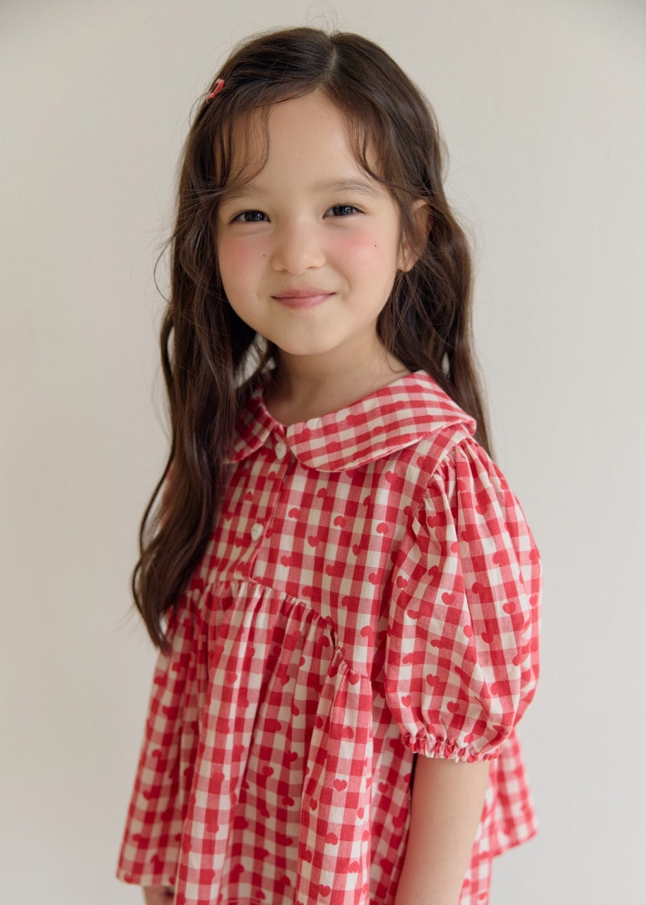 韓國童裝 26夏| DD27 Heart Blanc (75-140cm)