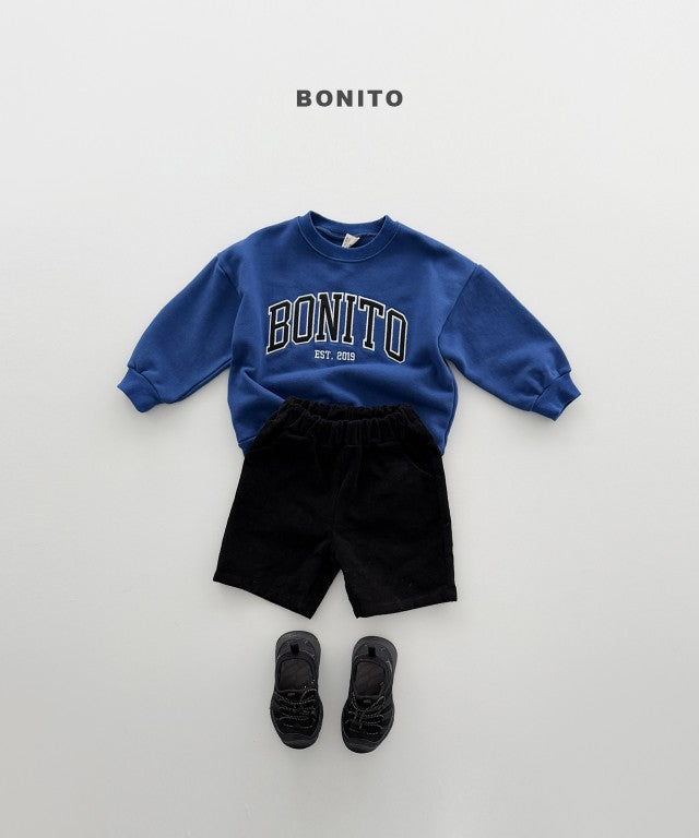 韓國童裝 26秋| BT31 Bonito Patch Embroidery Sweatshirt 衛衣 (80-140)