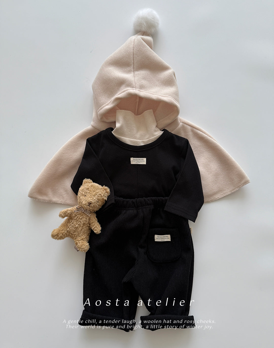 韓國童裝 25秋冬 | AO25401 Corduroy pants