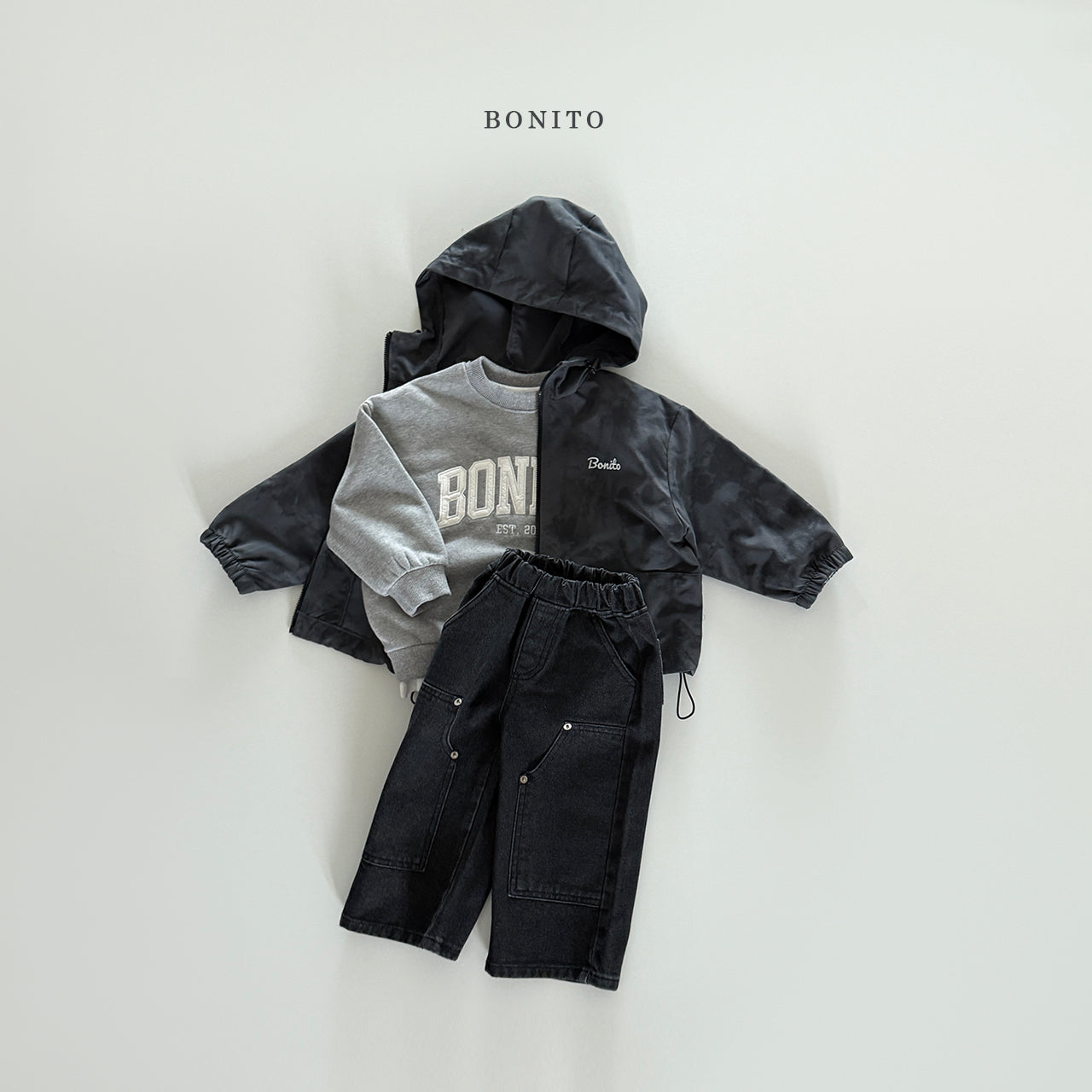 韓國童裝 25秋| BT25347 WINDBREAKER 親子裝 (70-140CM)