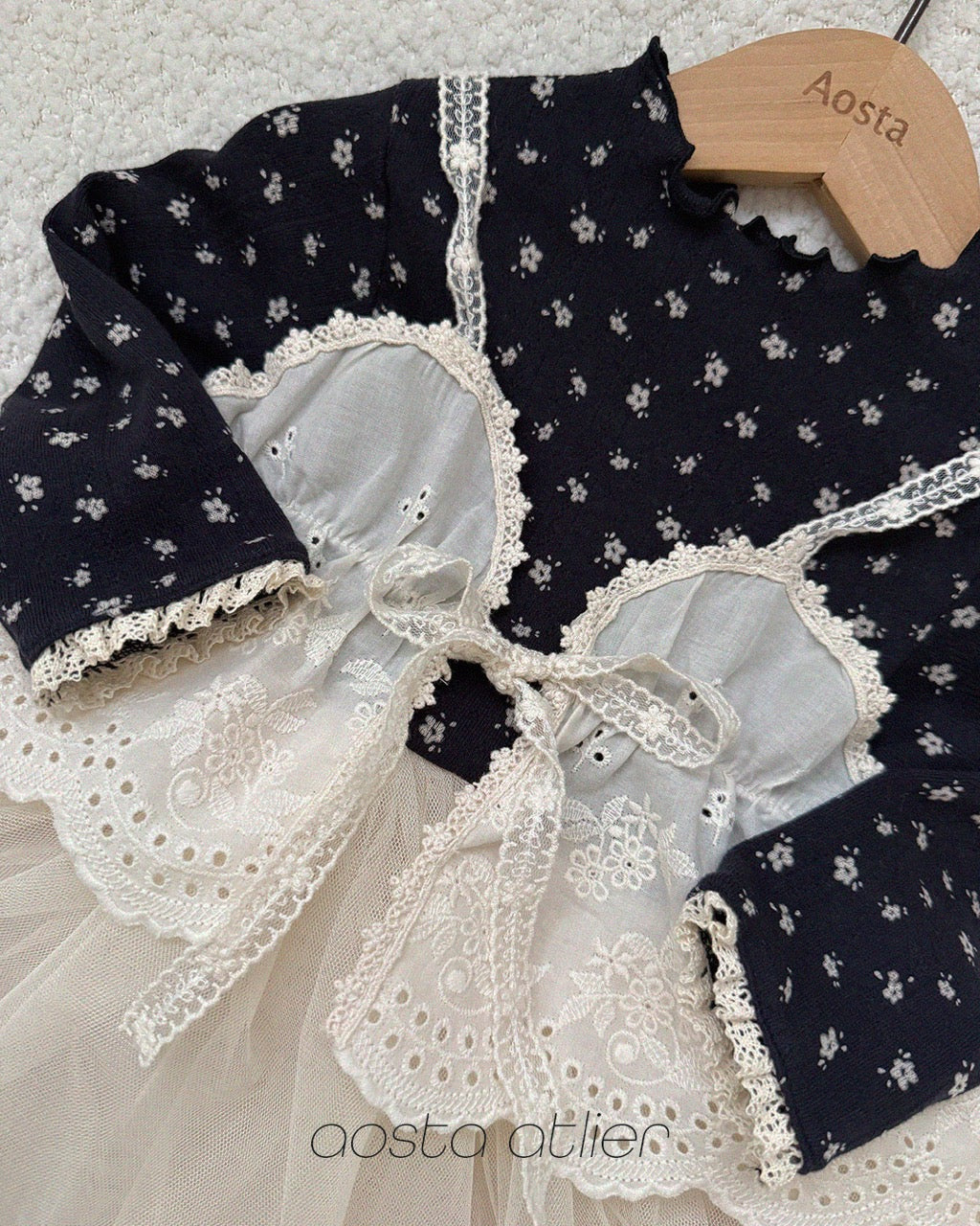 韓國童裝 26秋| AO18 Lace Bustier 吊帶背心 (FREE)