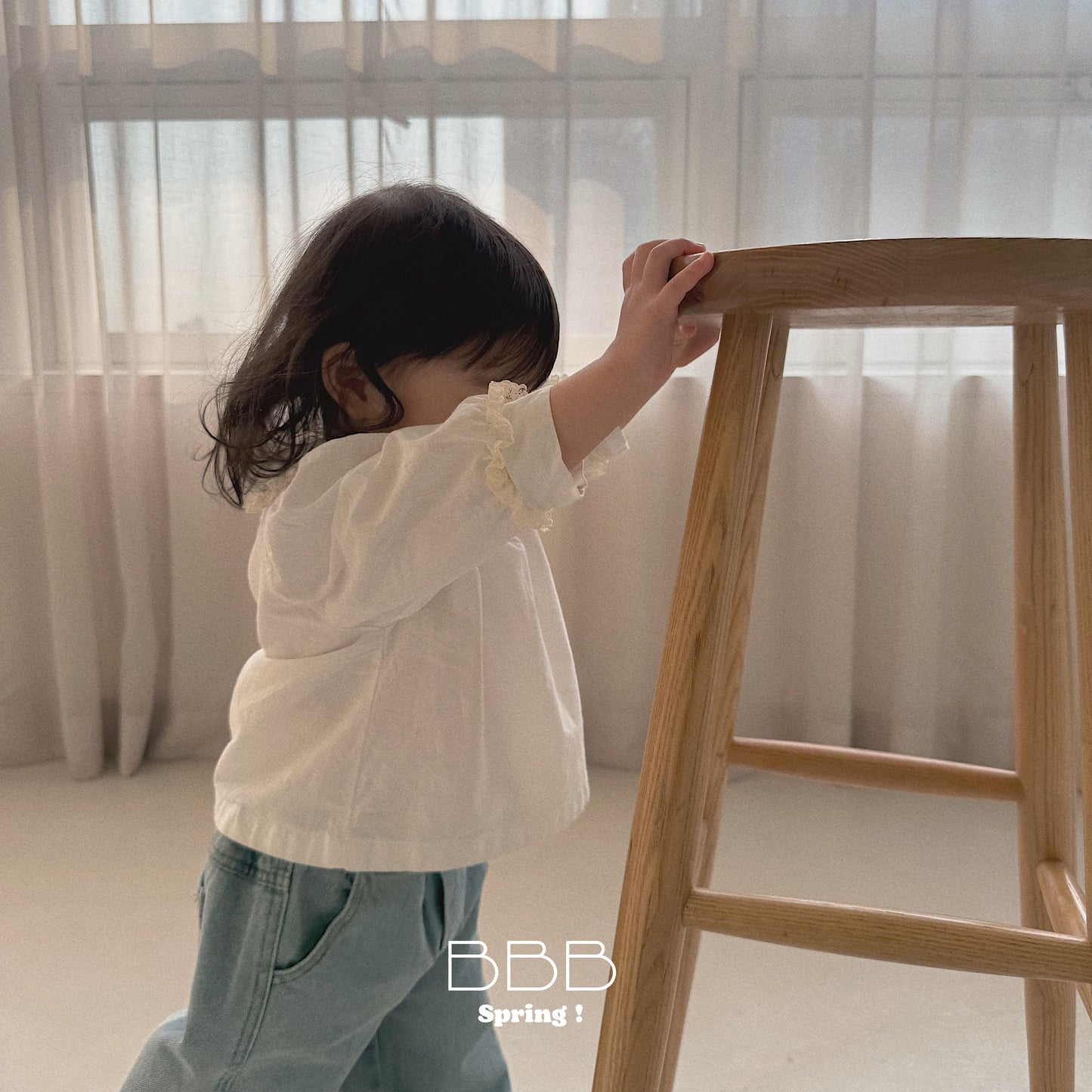 韓國童裝 26春 | BB10 Bebe Collar Blouse (70-110cm)