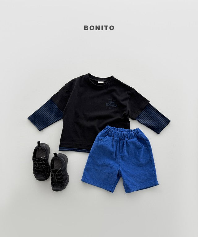 韓國童裝 26秋| BT09 Half Layered Tee 上衣 (80-140)