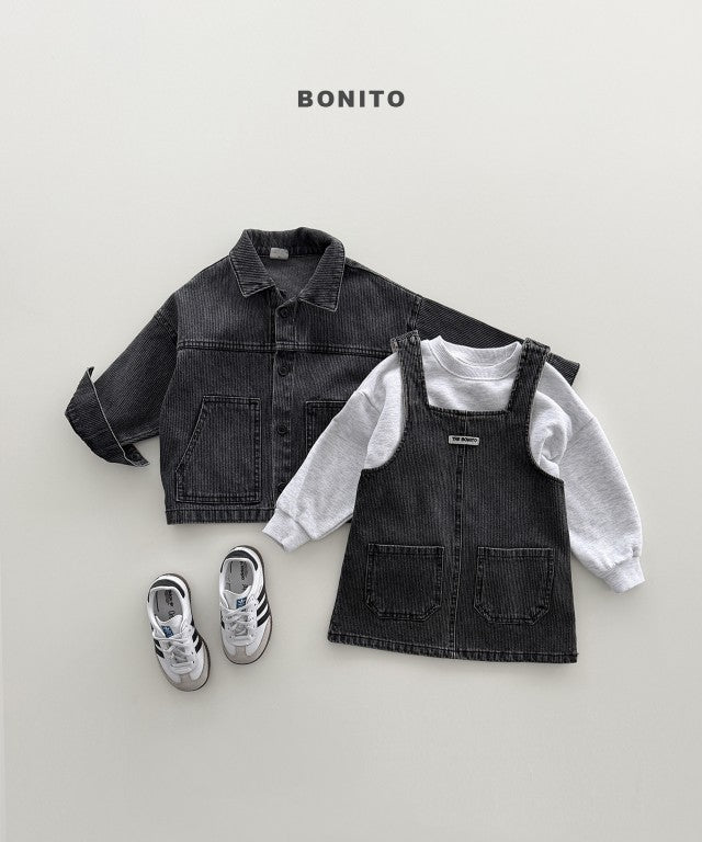 韓國童裝 26秋| BT40 Denim Overall Dress 連身裙 (80-140)