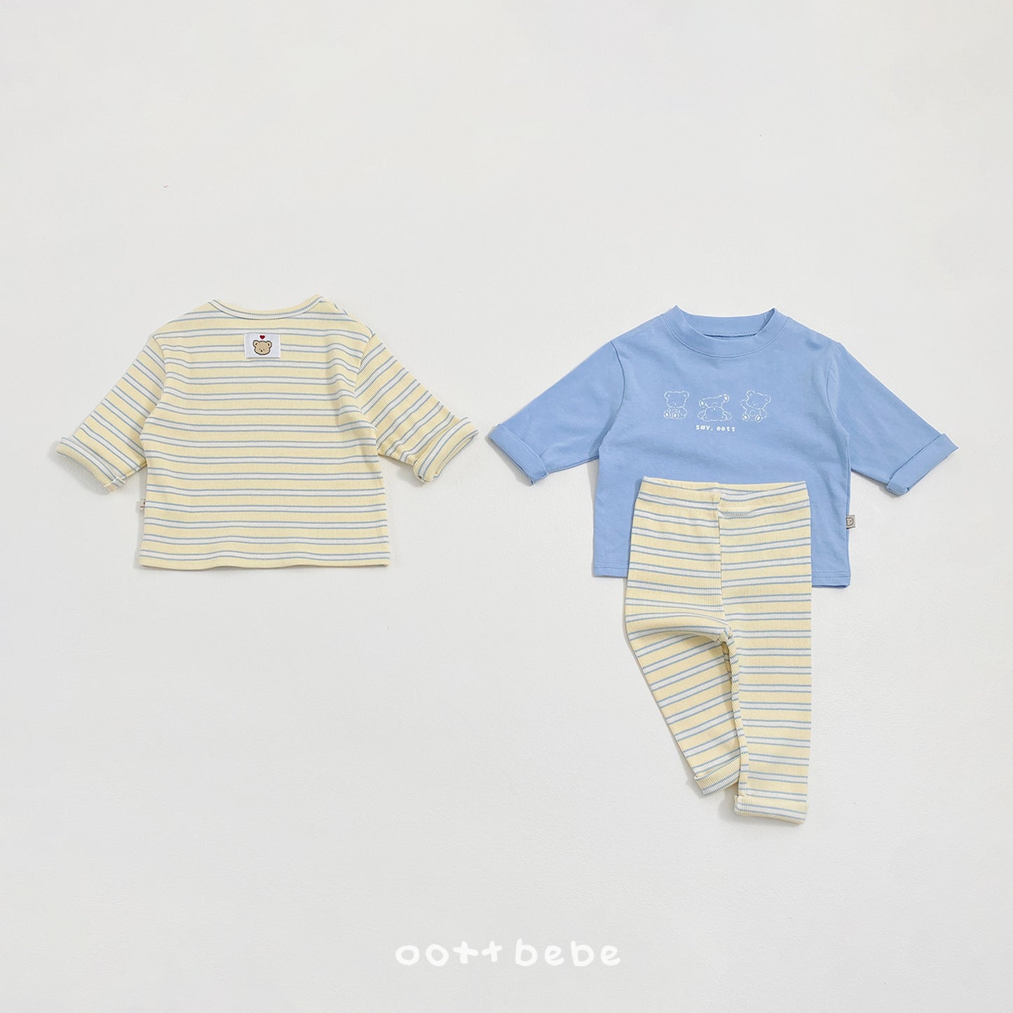 韓國童裝 26SS | OT15 Kids Stripe Leggings (75-120cm)