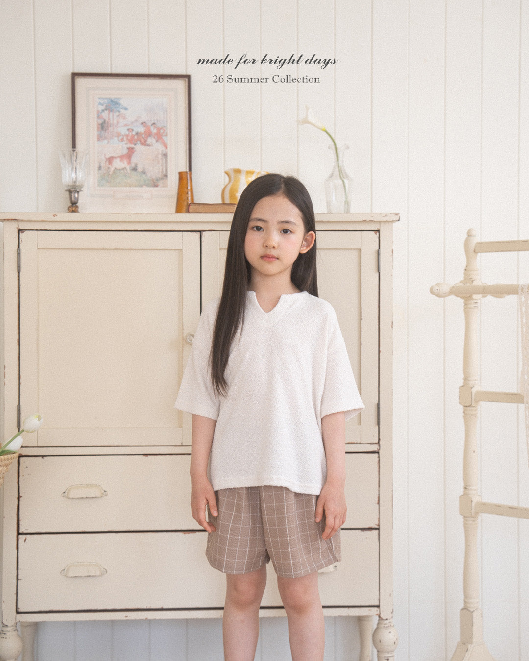 韓國童裝 26夏| AG07 Scone T-shirt (80-120cm)