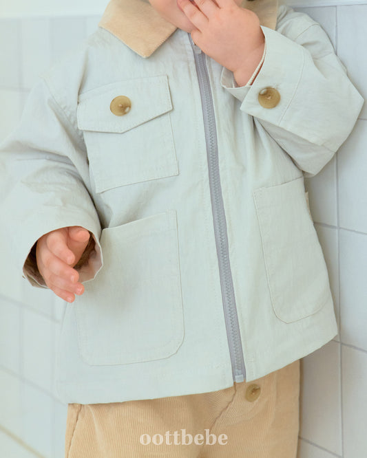 韓國童裝 | OT25323 Coller Jacket