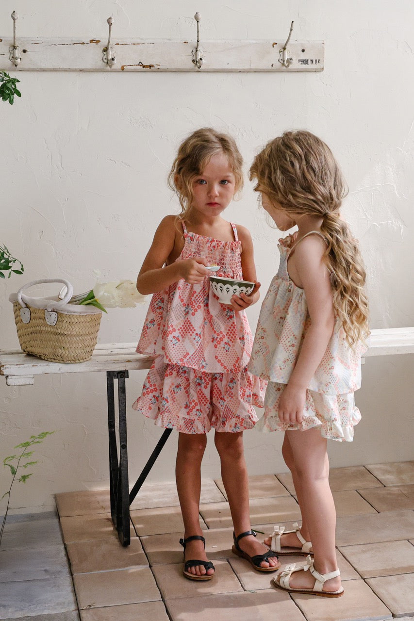 韓國童裝 26夏| FU22 Berry Sleeveless Blouse 莓果無袖襯衫 (90-140cm)