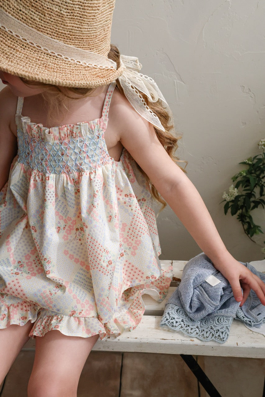 韓國童裝 26夏| FU22 Berry Sleeveless Blouse 莓果無袖襯衫 (90-140cm)