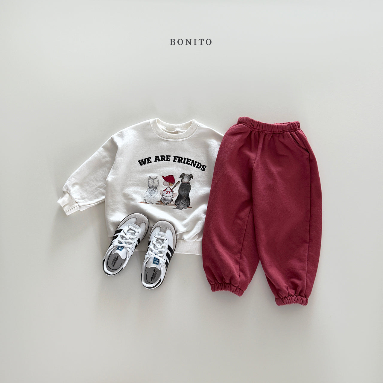 韓國童裝 25秋| BT25336 AUTUMN BASIC PANTS (70-140CM)