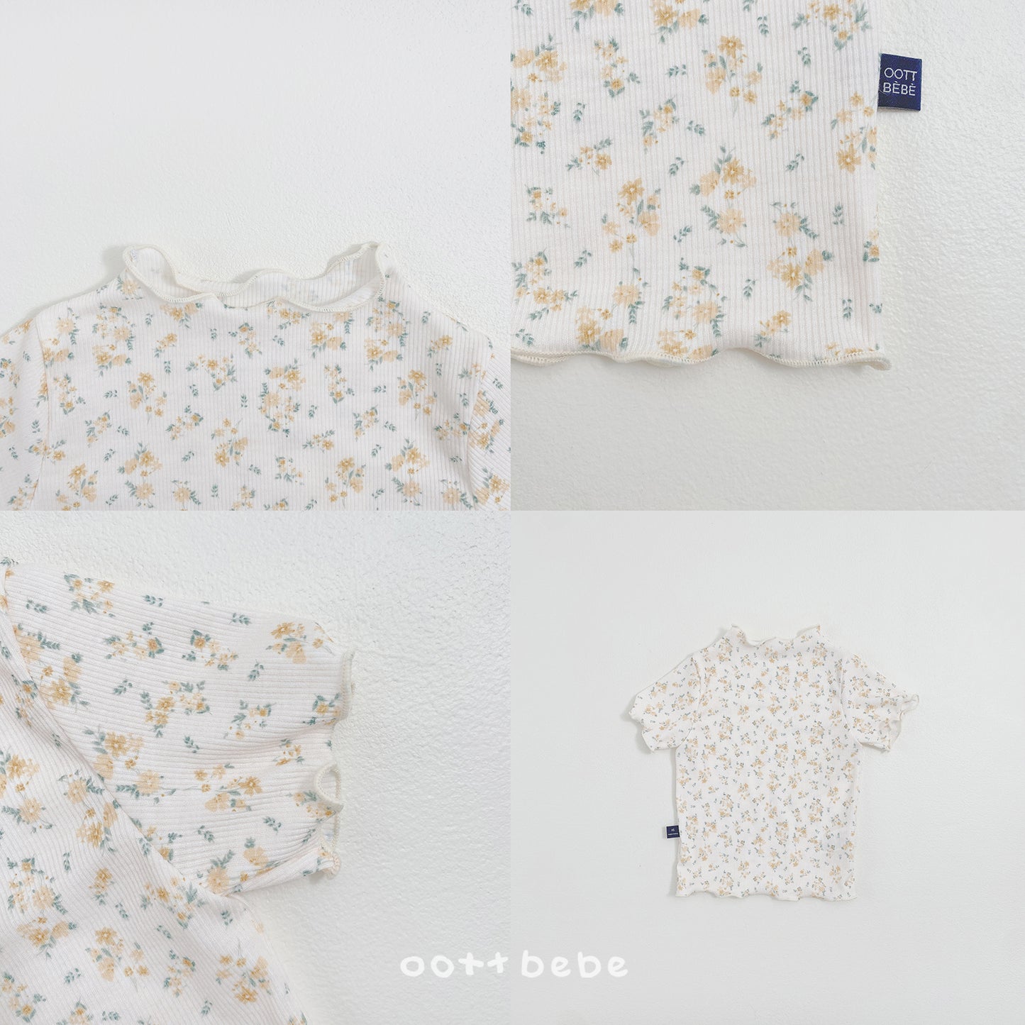 韓國童裝 26SS | OT01 Summer Daisy Tee (75-120cm)