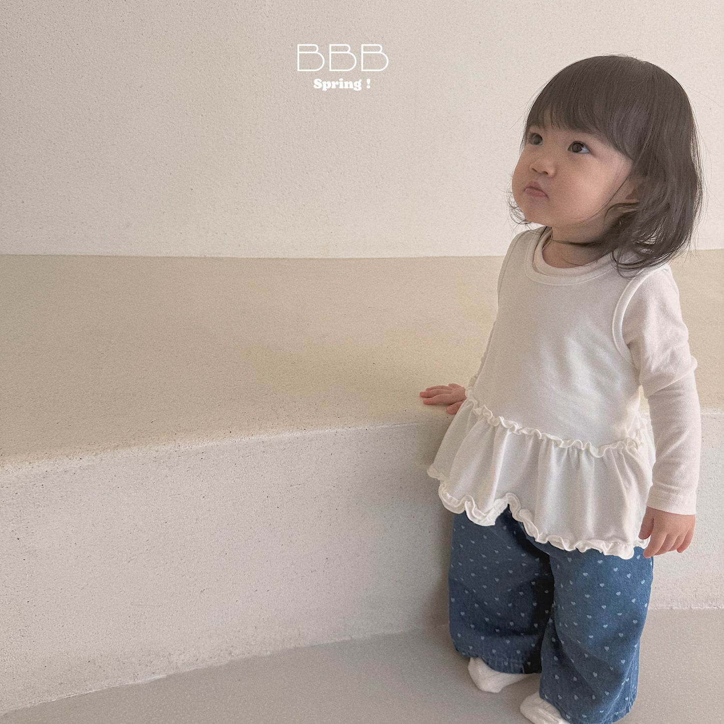 韓國童裝 26春 | BB11 Lacarong Sleeveless Dress (70-110cm)