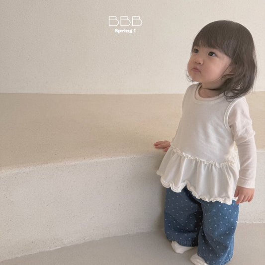 韓國童裝 26春 | BB11 Lacarong Sleeveless Dress (70-110cm)