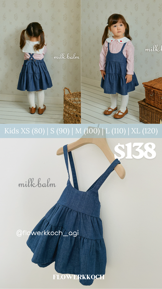 (花花谷團購限定 17/9或之前) 韓國童裝 25秋 | MK253012 Dress