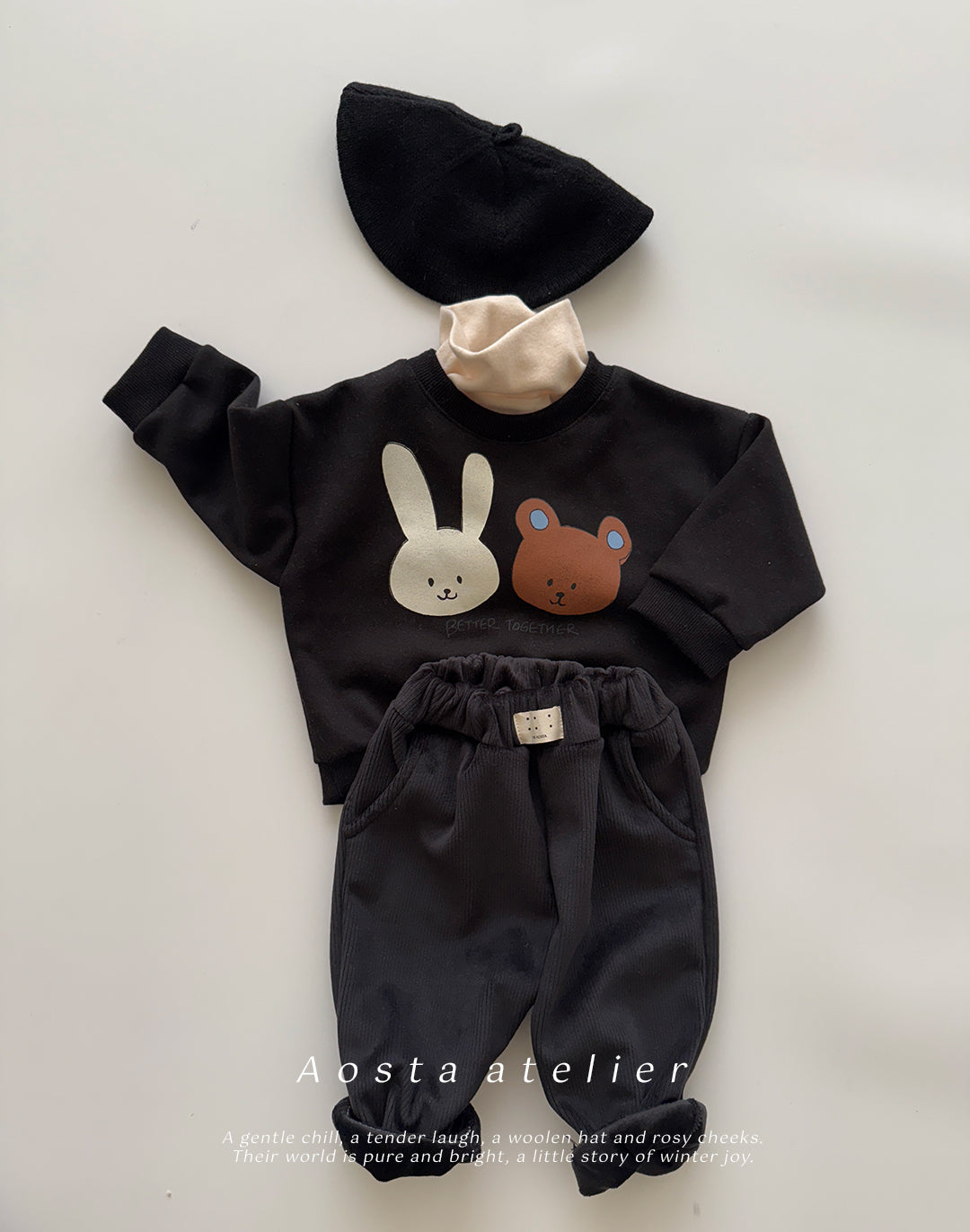 韓國童裝 25秋冬 | AO2564 Warn Pants