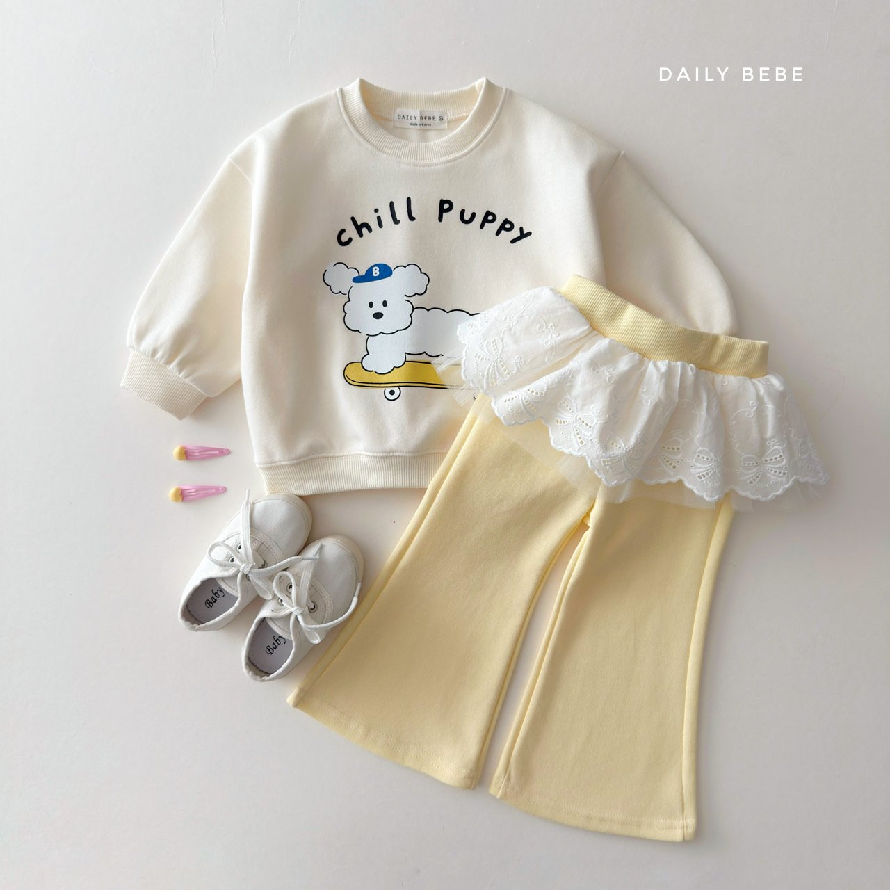 韓國童裝 26春 | DD19 狗狗衛衣 (75~140cm)