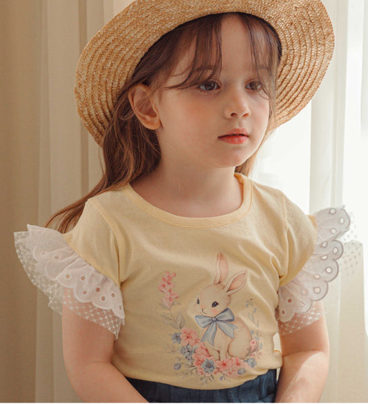 韓國童裝 26夏| CR12 Color Bunny T (80-125cm)