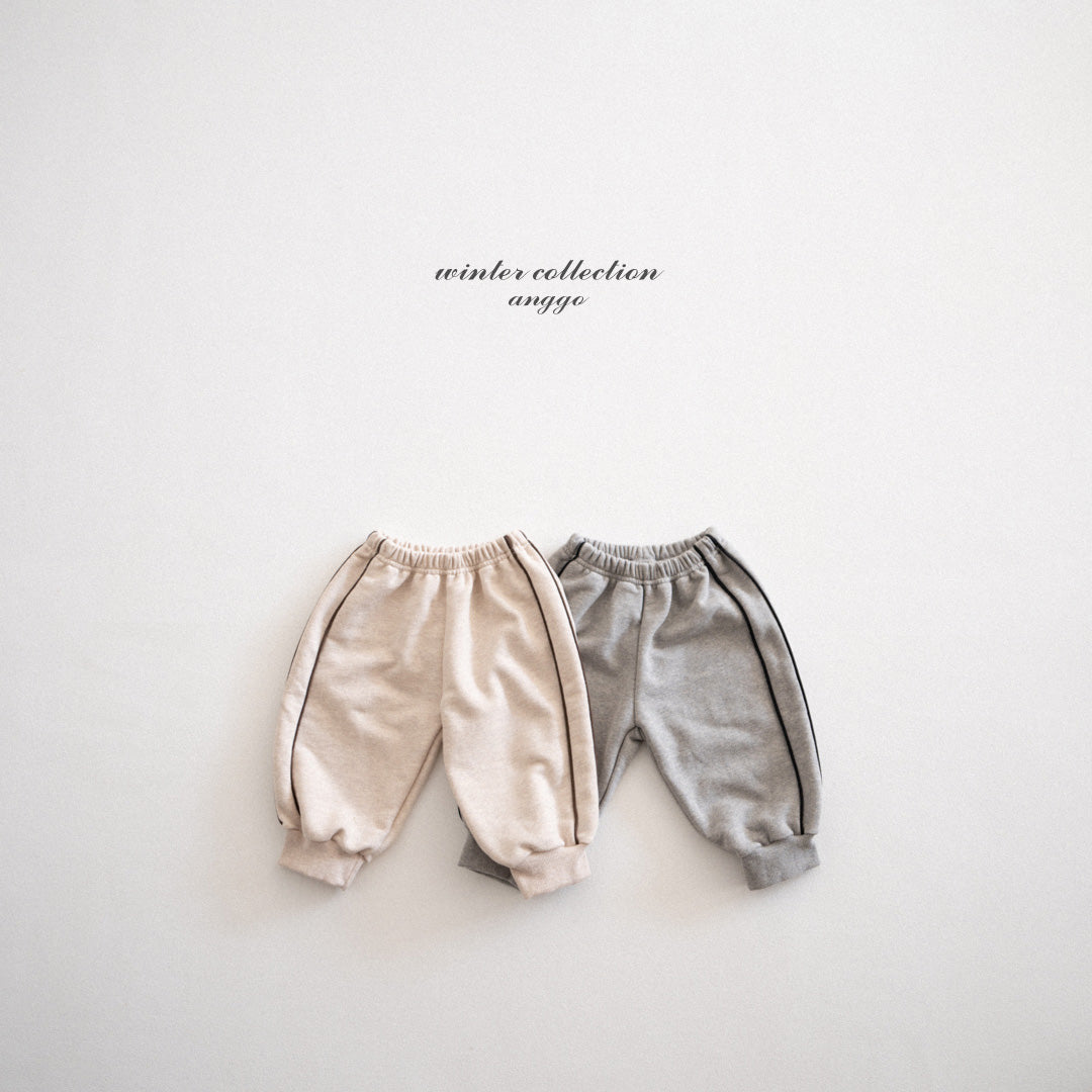 \限時預購/ 韓國童裝  AG25223 Line Pants