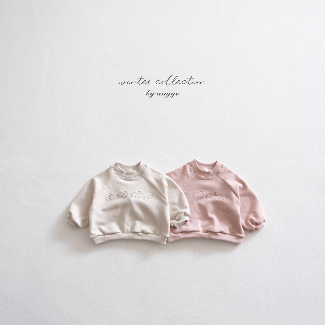 \限時預購/ 韓國童裝  AG25234 Bunny Sweatshirt