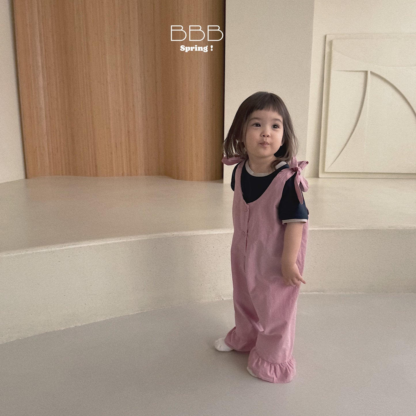 韓國童裝 26春 | BB21 Bebe Ruffle Romper Suit (70-110cm)
