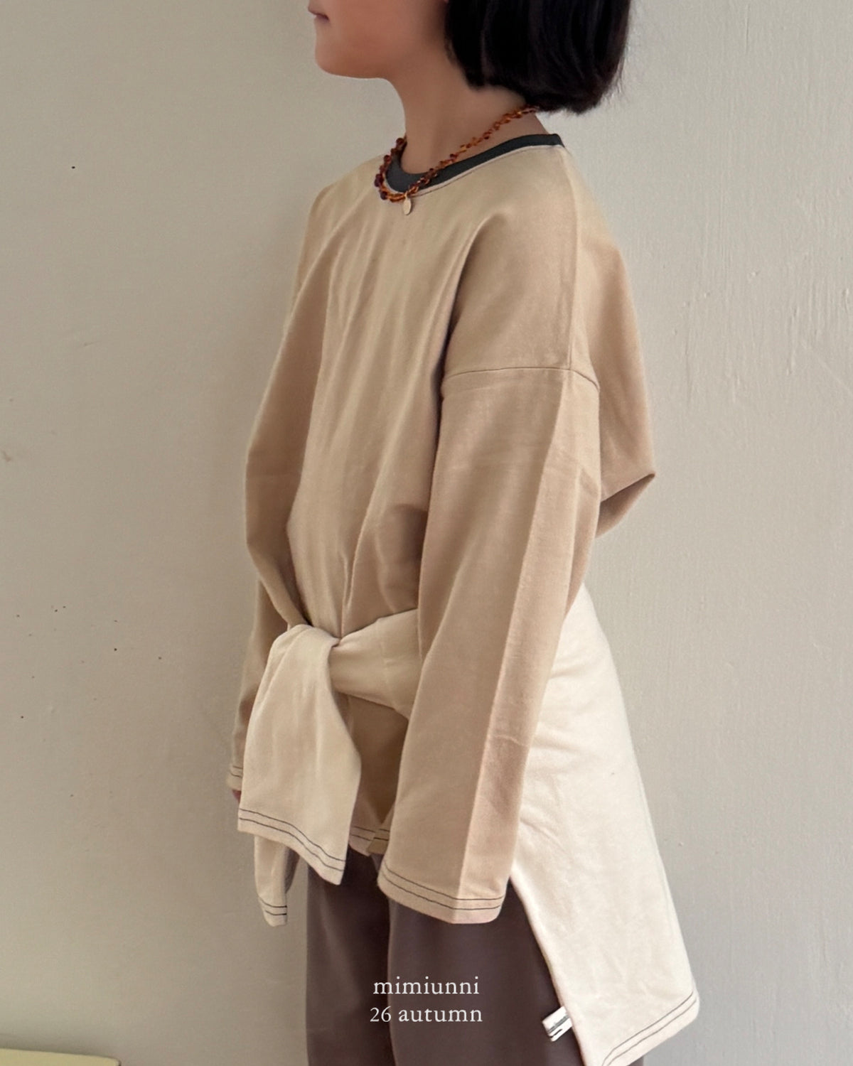 26FW| 必買 1+1  Point Cotton T-shirt \\2件同款只需要1件價錢//