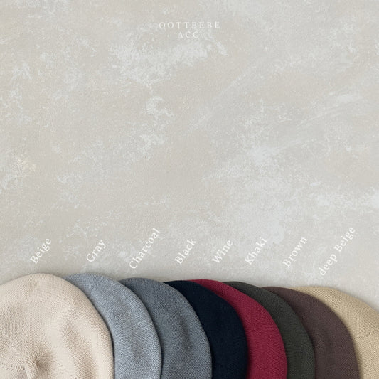 韓國童裝 | OT25371 Knit Beret