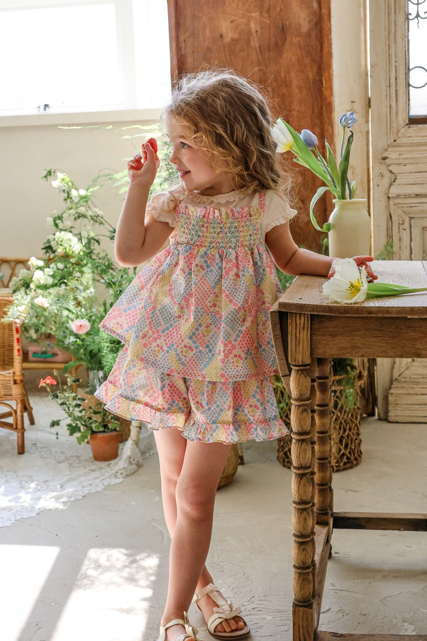 韓國童裝 26夏| FU22 Berry Sleeveless Blouse 莓果無袖襯衫 (90-140cm)