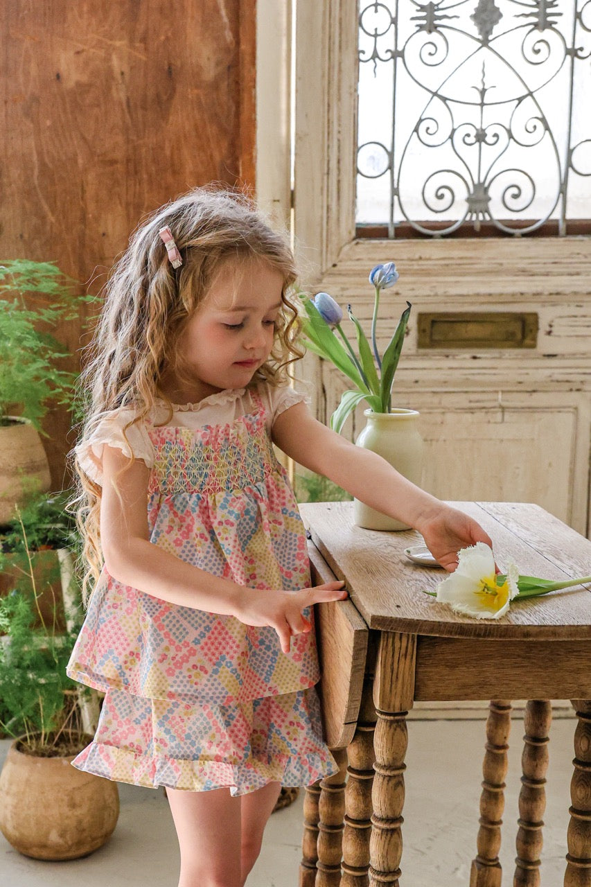 韓國童裝 26夏| FU22 Berry Sleeveless Blouse 莓果無袖襯衫 (90-140cm)