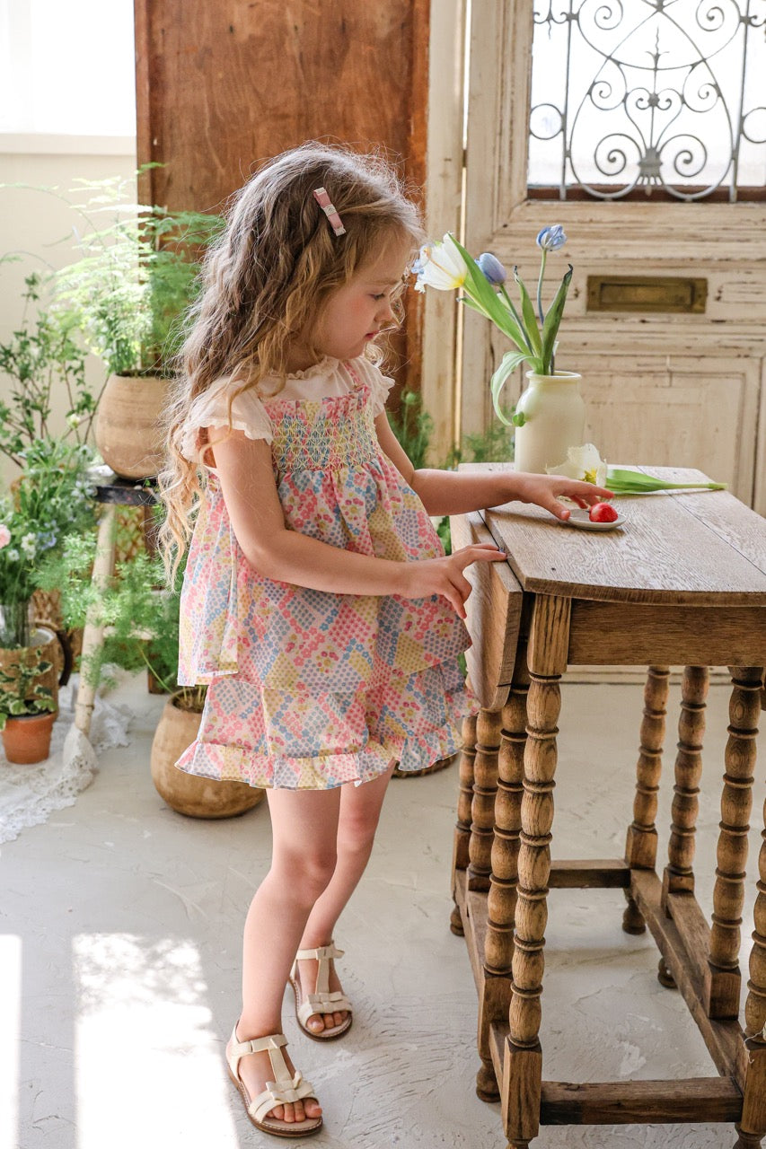 韓國童裝 26夏| FU22 Berry Sleeveless Blouse 莓果無袖襯衫 (90-140cm)