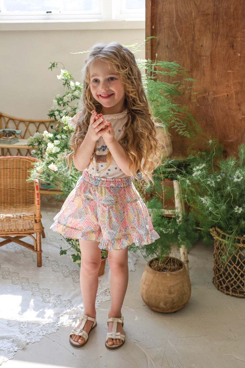 韓國童裝 26夏| FU23 Smoothie Pants 冰沙短褲 (90-140cm)