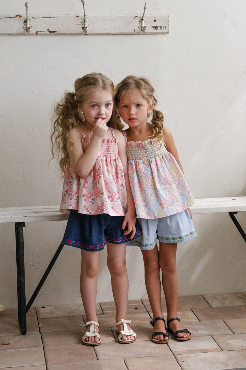 韓國童裝 26夏| FU22 Berry Sleeveless Blouse 莓果無袖襯衫 (90-140cm)